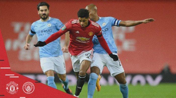 CUPLIKAN GOL Man United vs Man City di Semifinal Carabao Cup 2021, Setan Merah Tumbang
