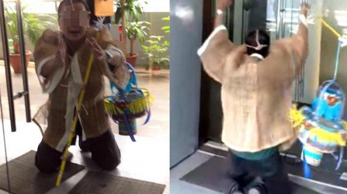 VIRAL. Debt Collector Nagih Utang Pakai Baju Pemakaman dan Berdoa di Pintu di  Singapura