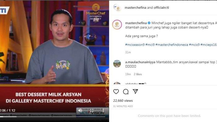 Peserta Masterchef Indonesia 9 Tak Ada yang Pulang Hari Ini, Dessert Arsyan Dipuji Juri