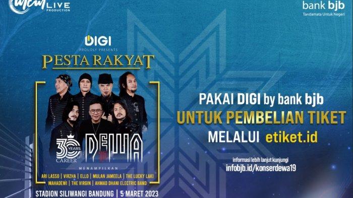 bank bjb Hadirkan Konser Pesta Rakyat 30 Years Career Dewa 19 di Bandung