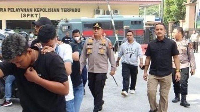 15 Orang Diduga Geng Motor Pekanbaru di Tangkap Polisi Usai Lakukan Pengeroyokan