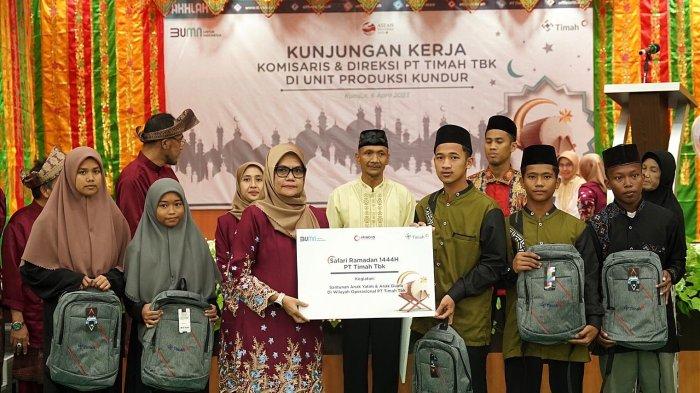 Ratusan Anak Yatim Piatu di Kepri dan Riau Terima Santunan PT Timah Tbk