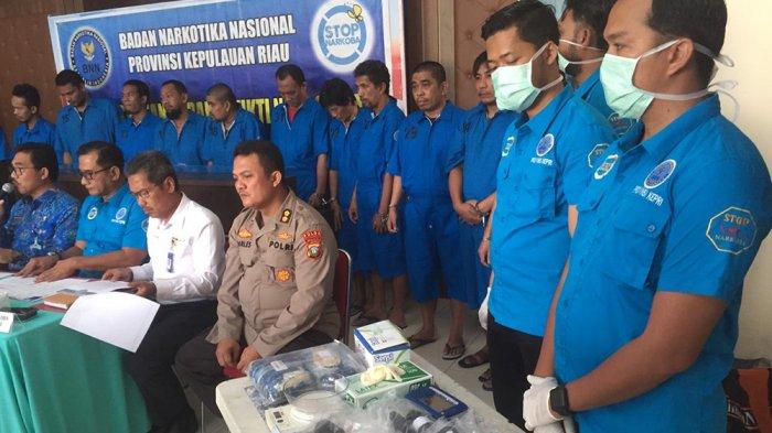 BNNP Kepri Musnahkan Sabu 4,5 Kg dan 918 Butir Ekstasi dari 7 Kasus