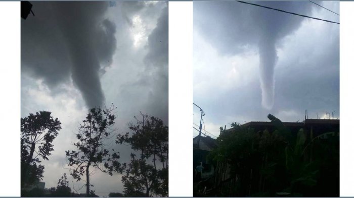Foto dan Video Angin Puting Beliung Jogja Ramai di Medsos. Begini Penampakannya