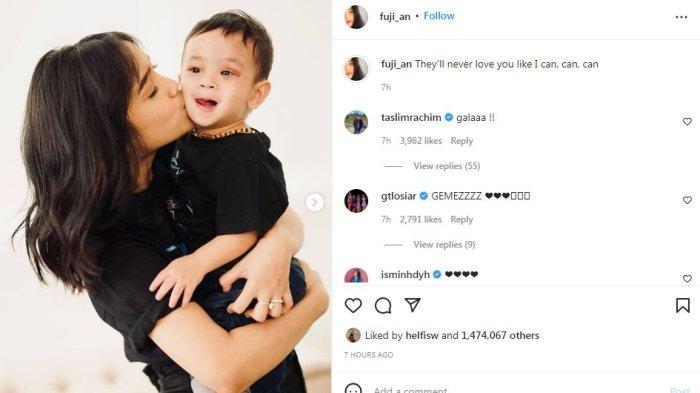 Heboh Doddy Sudrajat Ganti Nama Anak Vanessa Angel, Fuji Cuek Unggah Foto dengan Gala Sky