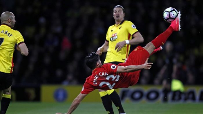 Emre Can Jadi Pencetak Gol Terbaik di Liga Inggris Musim 2016/2017