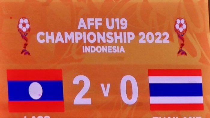 Hasil Piala AFF U19, Pecundangi Thailand 2-0, Laos Tantang Malaysia di Final