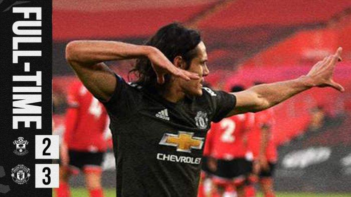 Edinson Cavani Dipuji Habis Usai Cetak 2 Gol ke Gawang Soton, Bruno Fernandes: Dia Bisa Cium Gol