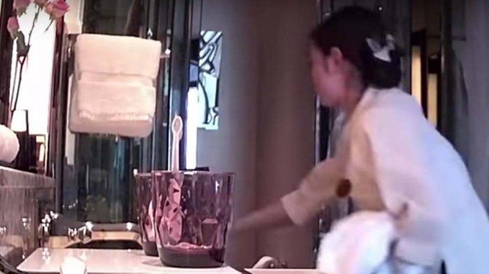 VIDEO VIRAL, Joroknya 14 Hotel Mewah di China, Karyawan Bersihkan Gelas dengan Handuk Bekas Tamu