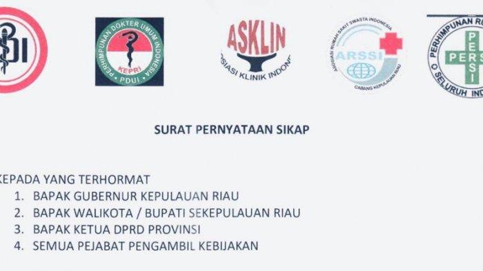 Surati Pemerintah Daerah, Tanpa APD Memadai Ikatan Dokter dan 3 Organisasi Medis Tolak Layani Pasien