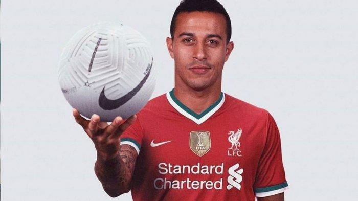 Gelandang Liverpool Thiago Alcantara Positif Covid-19, Sempat Main Lawan Chelsea