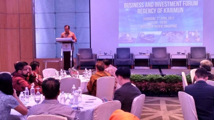75 Perusahaan Asing Hadiri Forum Investasi Karimun di Singapura