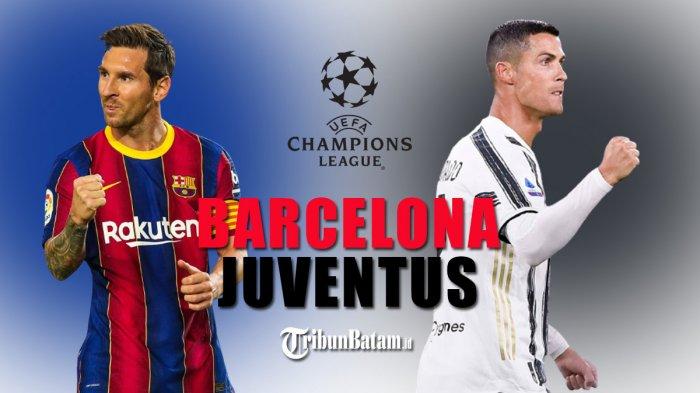 Jadwal Liga Champions Barcelona vs Juventus Live SCTV Pukul 03.00 WIB, Bisa Cetak Gol Ronaldo?