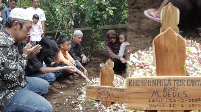 Jenazah Khoirunnisa Korban Susur Sungai SMPN 1 Turi Dimakamkan Tepat di Hari Ulang Tahunnya