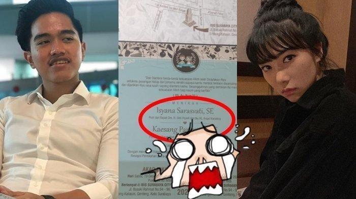 Viral di Medsos! Undangan Pernikahan Kaesang Pangarep dan Isyana Sarasvati, Ini Reaksi Putra Jokowi