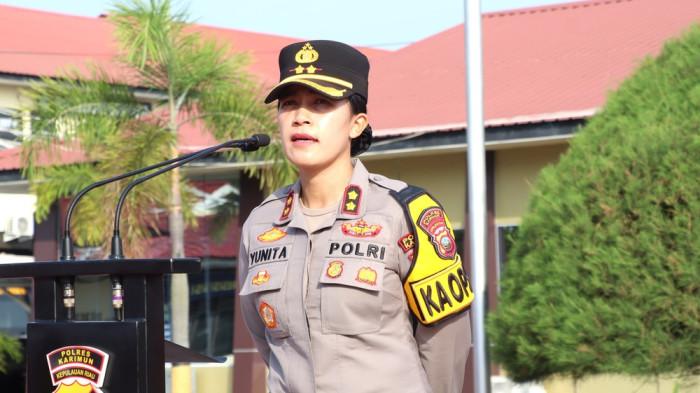 BERITA HOAKS - Kapolres Karimun AKBP Yunita Stevani bicara soal pocong