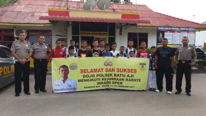 Karate-Do Dojo Polsek Batuaji Kirim 13 Atlet Ikuti Kejuaraan Karate Inkado Open Tingkat Kepri