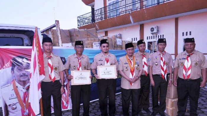 Bantuan untuk Korban Kebakaran Hebat Kampung Cina Lingga Diberangkatkan dari Tanjungpinang