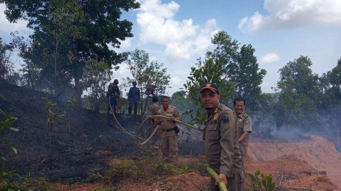 Kebakaran Lahan di Gunung Kijang Berhasil Dipadamkan, Satgas Karhutla Duga Unsur Kesengajaan