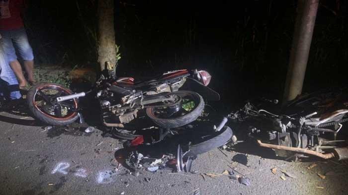 Kecelakaan Maut Yamaha Vixion vs Kawasaki Kaze, 2 Pengendara Tewas, Satu Luka Berat