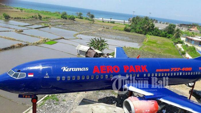 Pesawat Boeing 747 Parkir di Sawah Pinggir Pantai Gianyar di Bali. Ini Ternyata