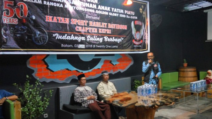 Tidak Hanya Touring, Ikatan Sport Harley Davidson Juga Gelar Kegiatan Amal