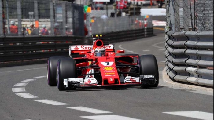 BREAKINGNEWS. Ferrari Kuasai Grid Depan di GP Monaco. Kimi Pole