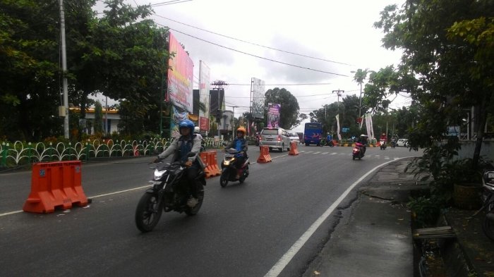 Lampu Pengatur Lalulintas di Lapangan Pamedan Mati Sejak Pagi, Ini Akibatnya Klakson Bersahutan