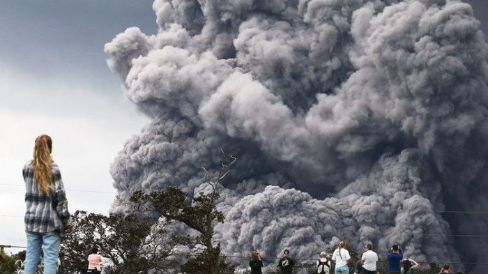 BEGINI Puncak Letusan Gunung Berapi di Hawaii, Abu Vulkaniknya Menyembur Setinggi 9.100 Meter