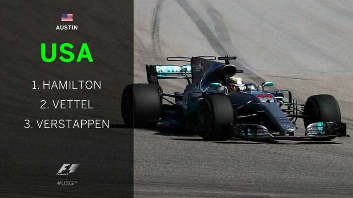 GP Amerika Serikat - Lewati Catatan Michael Schumacher, Lewis Hamilton Juara di Amerika