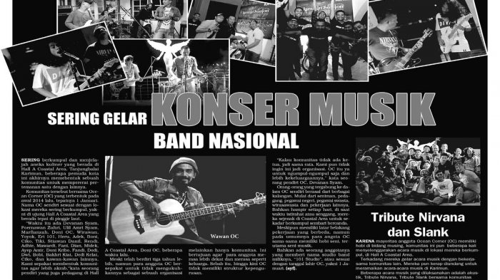 Ocean Corner Karimun, Sering Gelar Konser Musik Band Nasional