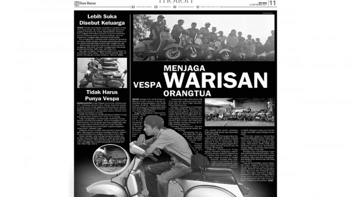 Homescooter Vespa Kijang Bintan, Menjaga Vespa Warisan Orangtua