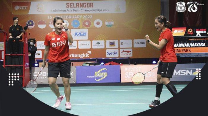 Tim Putri Indonesia Juara Kejuaraan Badminton Asia 2022, Menang 3-1 vs Korea di Final