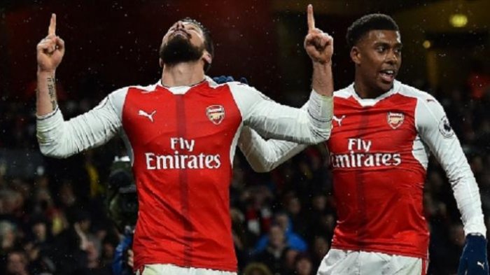 Oliver Giroud Cetak Gol Kalajengking Saat Arsenal Kalahkan Crystal Palace 2-0