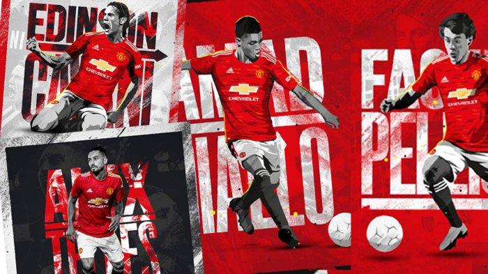 Amunisi Baru Man United Edinson Cavani, Alex Telles, Amad Traore, Facundo Pellistri, Siapa Bersinar?
