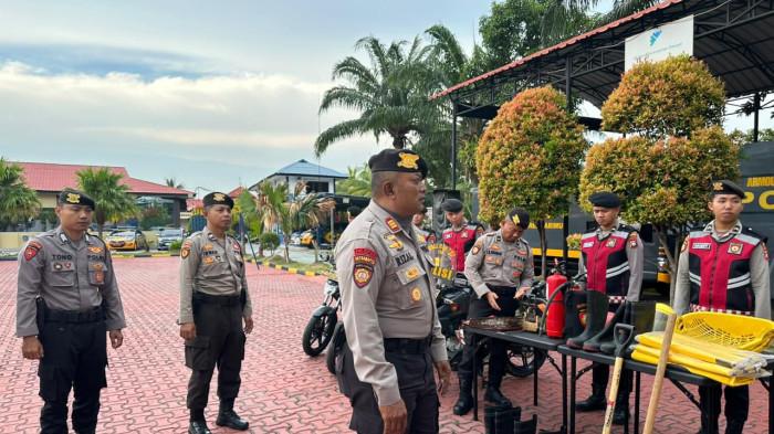 Waspada Dampak Bencana Alam, Polres Karimun Cek Peralatan SAR Terbatas