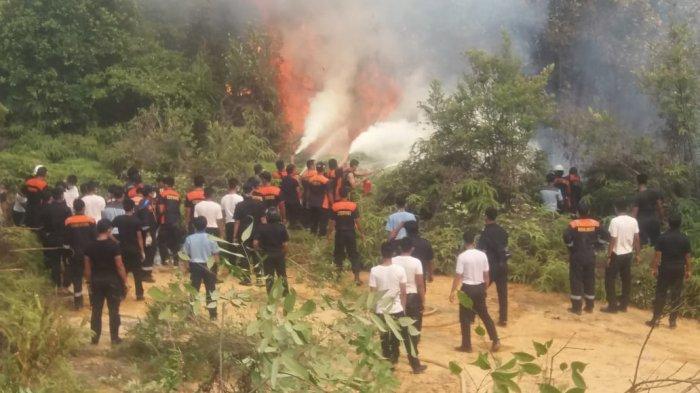 Kebakaran di Pulau Merak Karimun Nyaris Sambar Pangkalan Minyak Milik BC, Api Berhasil Dipadamkan