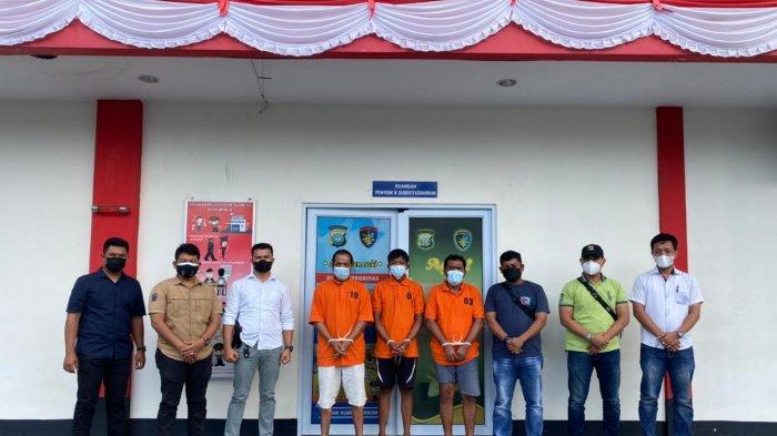 Dit Polairud Polda Kepri Limpahkan 3 Kurir Sabu ke Sat Resnarkoba Polres Karimun