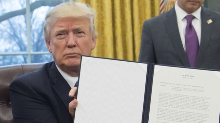 Trump Keluarkan AS dari Pakta Kerjasama Trans-Pasifik yang Disepakati 12 Negara. Ini Dampaknya