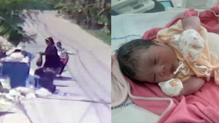 Terekam CCTV, Wanita Ini Buang Bayi yang Baru Dilahirkannya ke Tempat Pembuangan Sampah