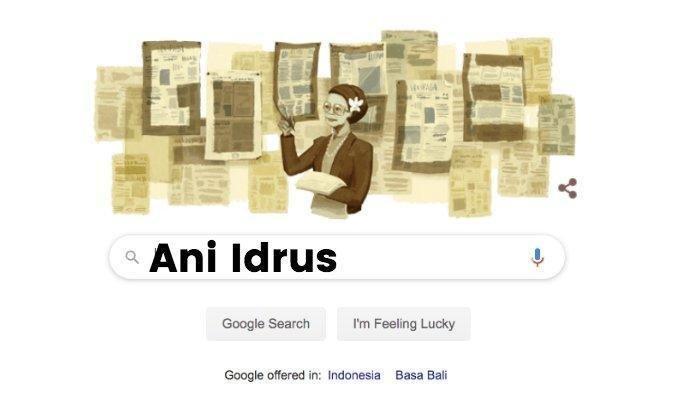 Sosok Ani Idrus, Wajah Wartawati Senior yang Tampil di Google Doodle Hari Ini