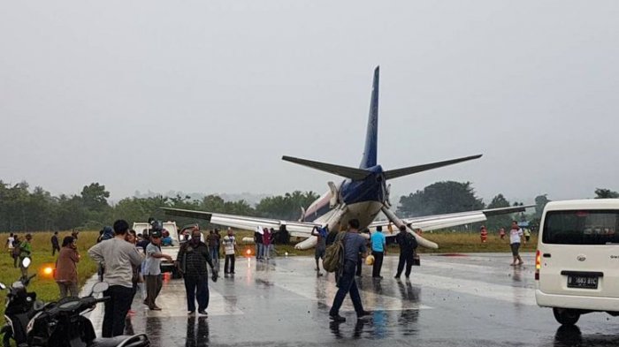 Masih Misterius Penyebabnya, Sriwijaya Air Tergelincir di Bandara Rendani Manokwari!