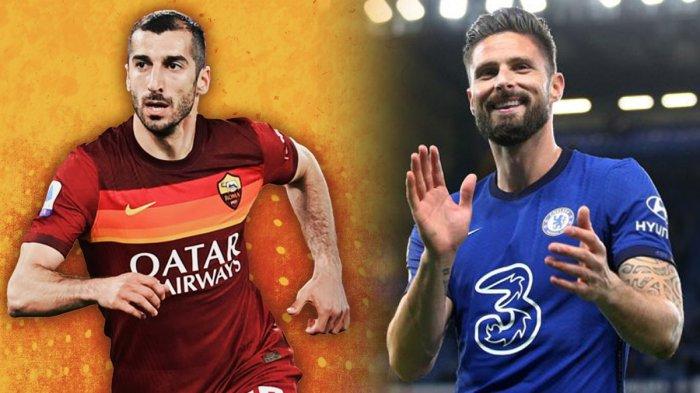 Transfer AC Milan, Henrikh Mkhitaryan & Olivier Giroud, 2 Striker yang Layak Direkrut AC Milan