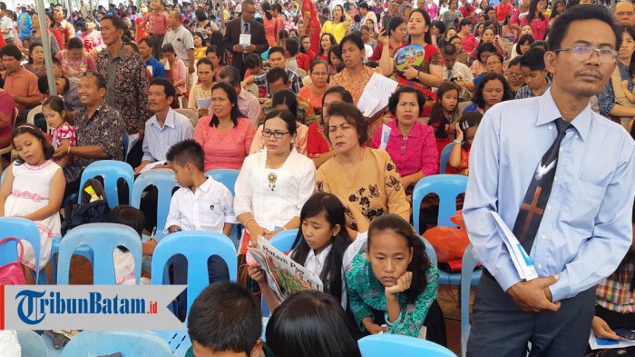 Ribuan Jemaat HKBP Distrik XX Kepri Hadiri Perayaan Paskah di Alun-Alun Engku Puteri