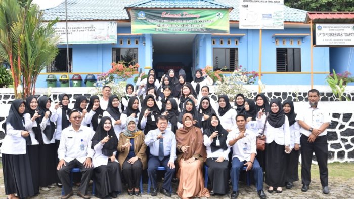 Tim Surveyor Kemenkes RI Tinjau Puskesmas Toapaya. Ini yang Mereka Lakukan