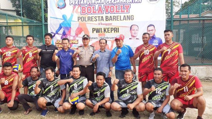Tim Voli Wartawan Lawan Polisi Sambut HPN ke-74, Wakapolres Barelang: Tidak Ada Memang Kalah