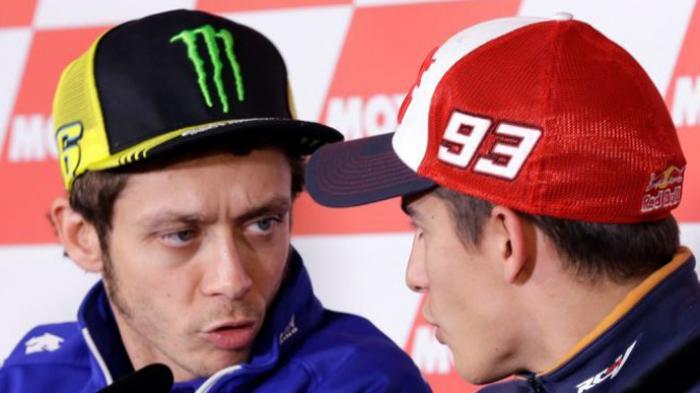 Belum Move On, Valentino Rossi Nyatakan Tak Akan Berteman Lagi dengan Marc Marquez