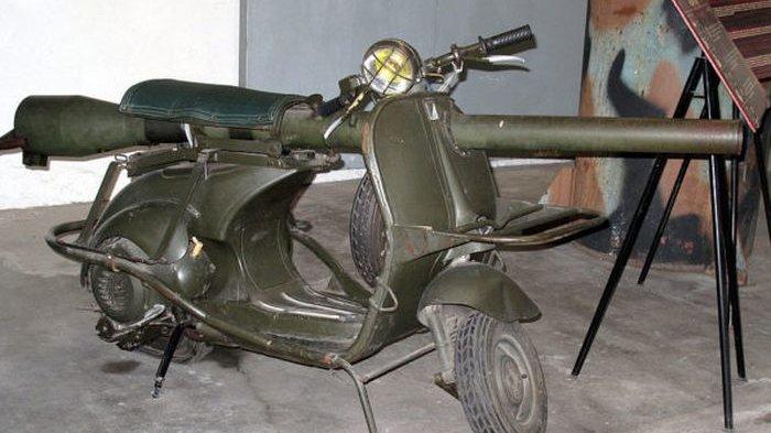 Vespa Bazooka TAP 150, Skuter untuk Perang, Paling Berbahaya yang Pernah Dibuat