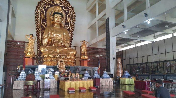 Kepri Punya Vihara Terbesar se-Asia Tenggara, Patung Dewi Kuan Yin Phu Sa Berlapis Emas
