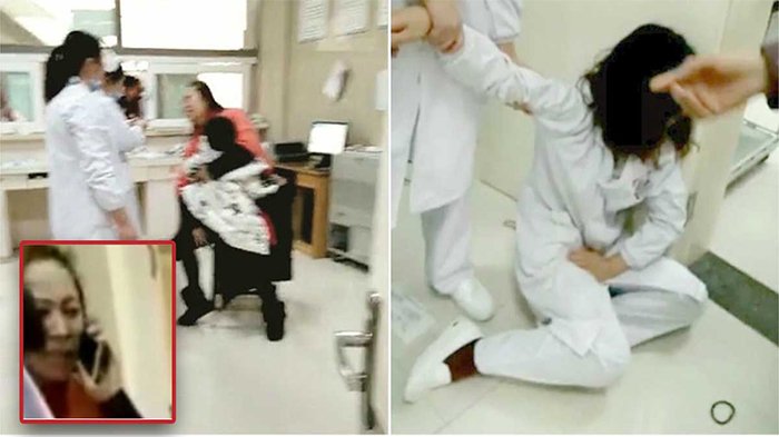 Astaga! Anaknya Menangis Saat Disuntik, Ibu Ini Tendang Perut Perawat yang Sedang Hamil